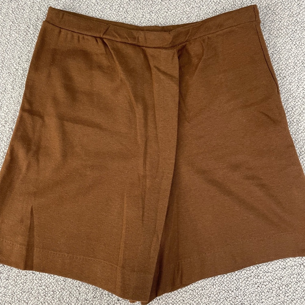 Vintage Glenbrook HighWaisted Elastic Shorts Culottes Wide Leg SZ 8 Cotton 100%